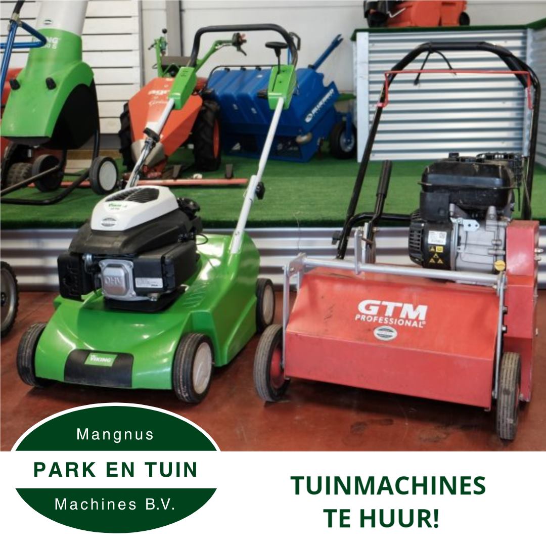 Tuinmachines eenvoudig huren via onze website
