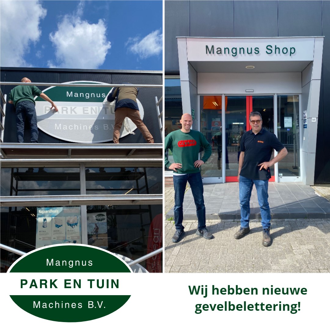 Nieuwe gevelbelettering!