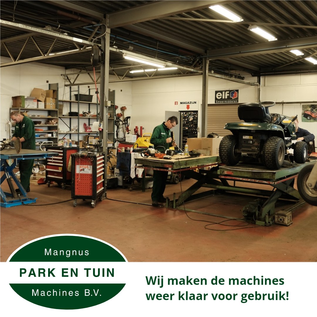 Er wordt hard gewerkt aan de jaarlijkse onderhoudsbeurt!