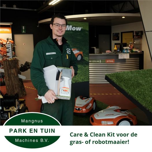 Snelle reiniging van de gras- of robotmaaier!