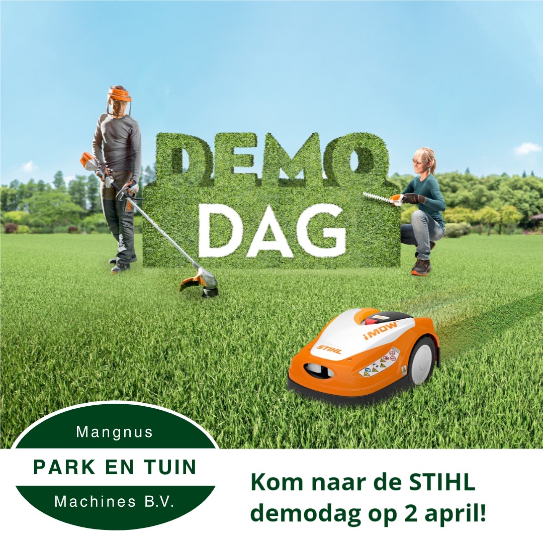 STIHL demodag zaterdag 2 april!