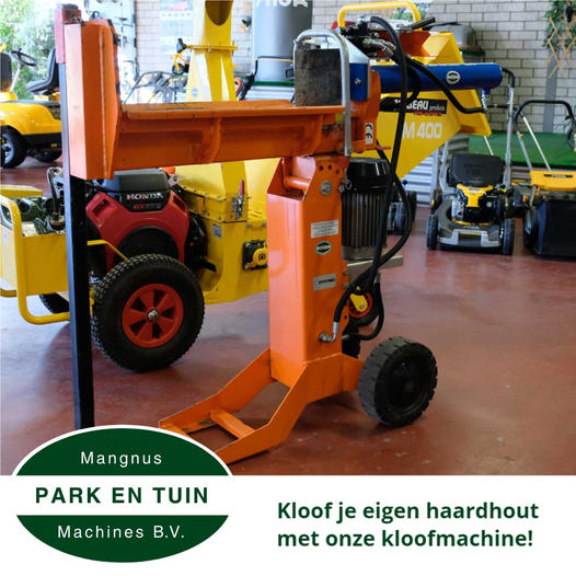 Huur onze kloofmachine in om snel, makkelijk en veilig hout te kloven!