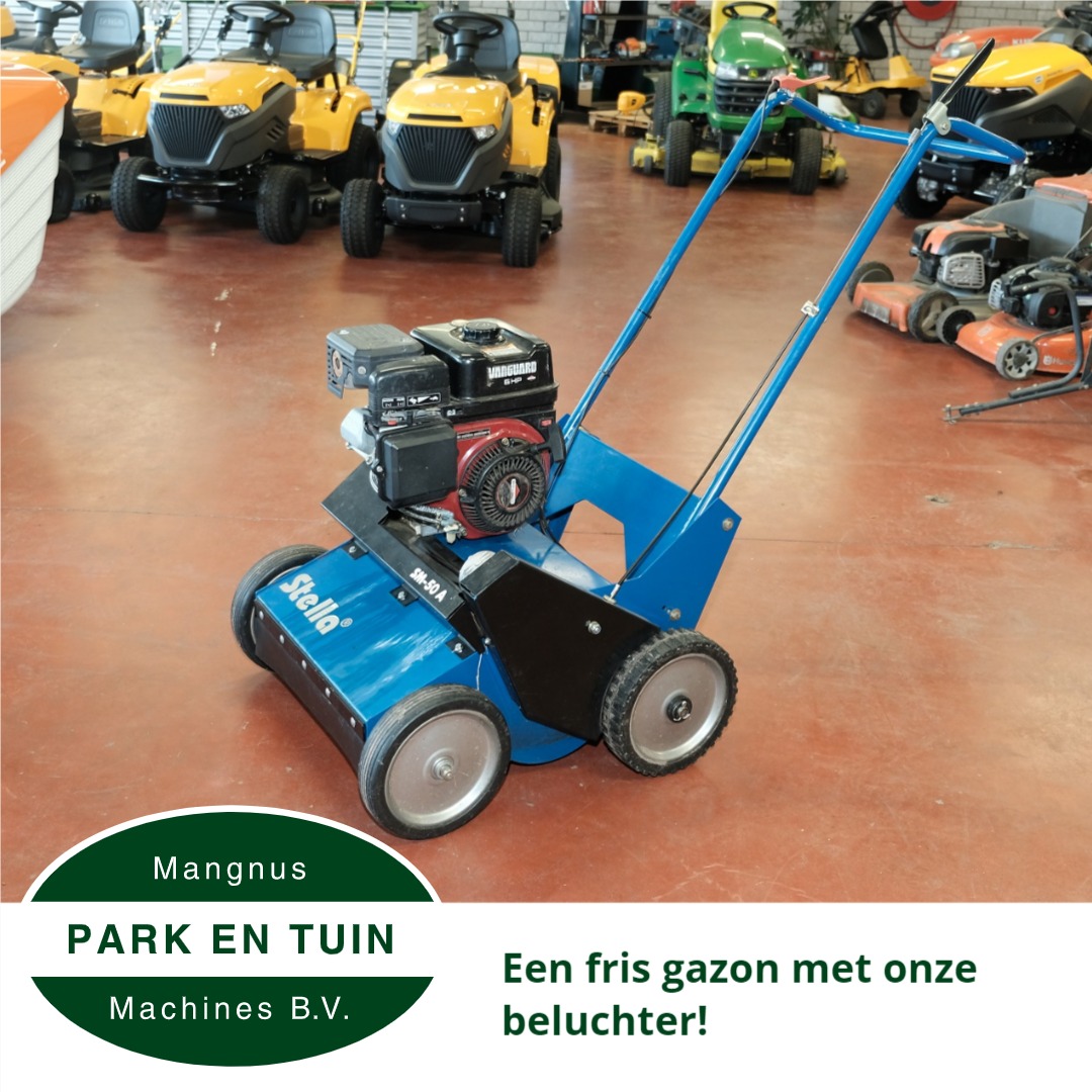 Huur nu onze Aeraton beluchter Blue bird voor een fris gazon!