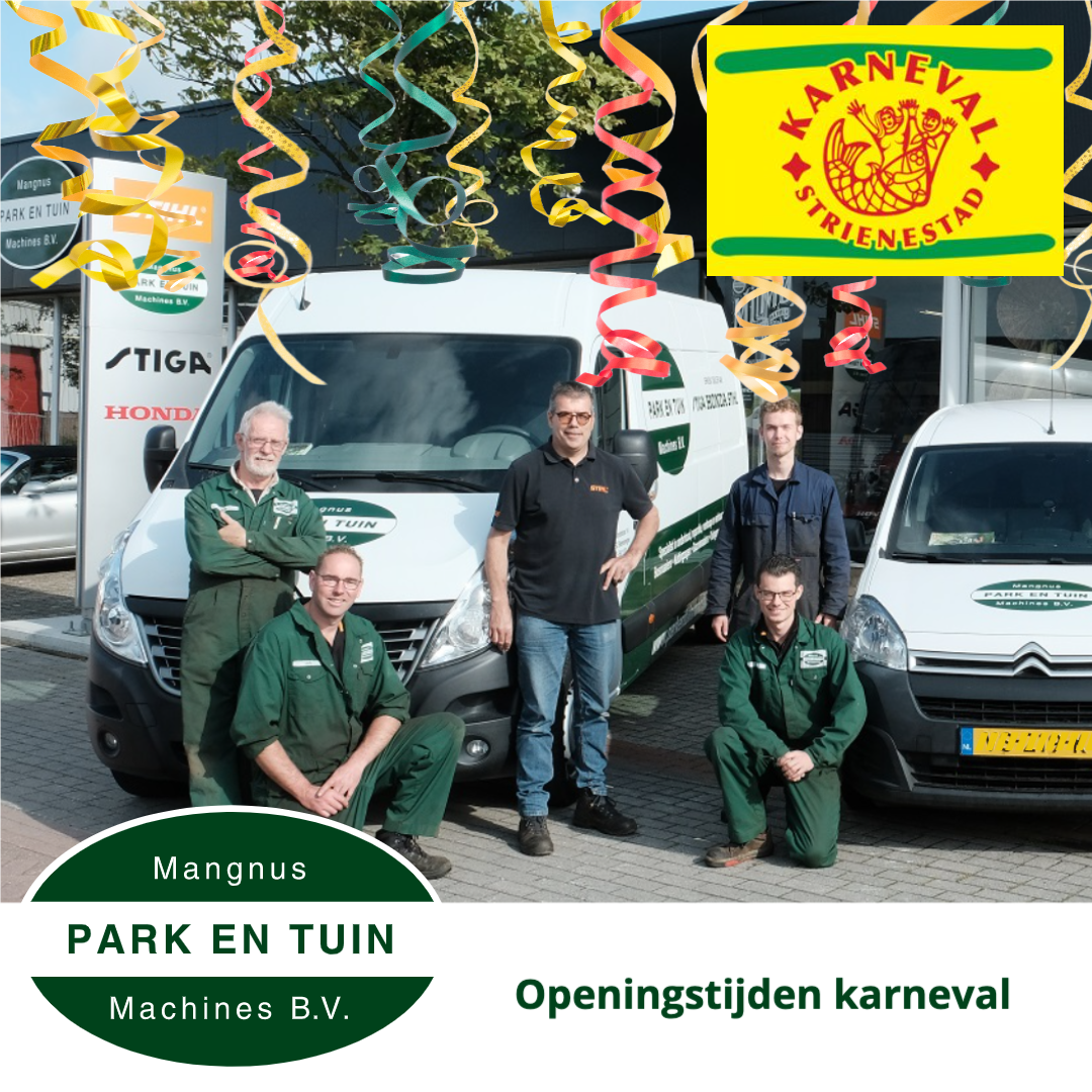 Aangepaste openingstijden karneval