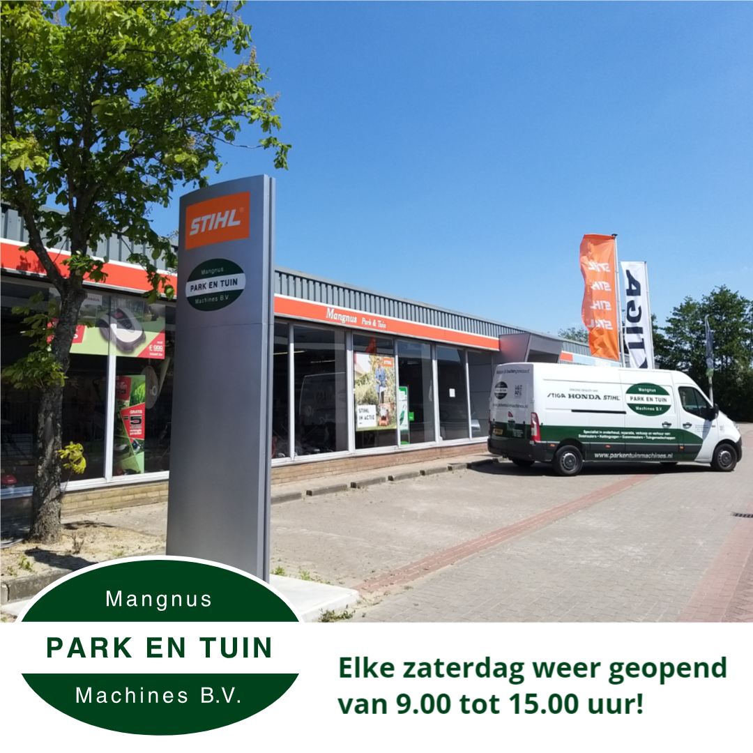 We zijn op zaterdag weer langer open!
