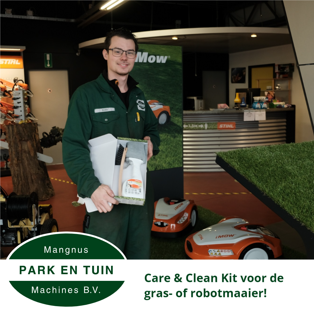 Reinig zelf je gras- of robotmaaier!