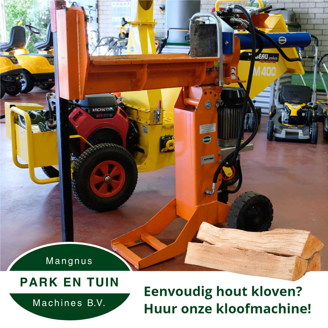 Snel, makkelijk en veilig hout kloven met onze kloofmachine!