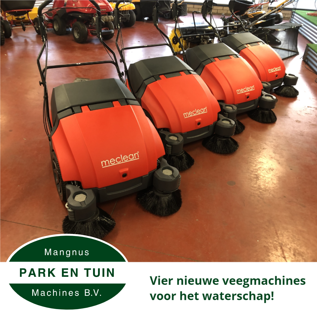 Veegmachines voor het waterschap!