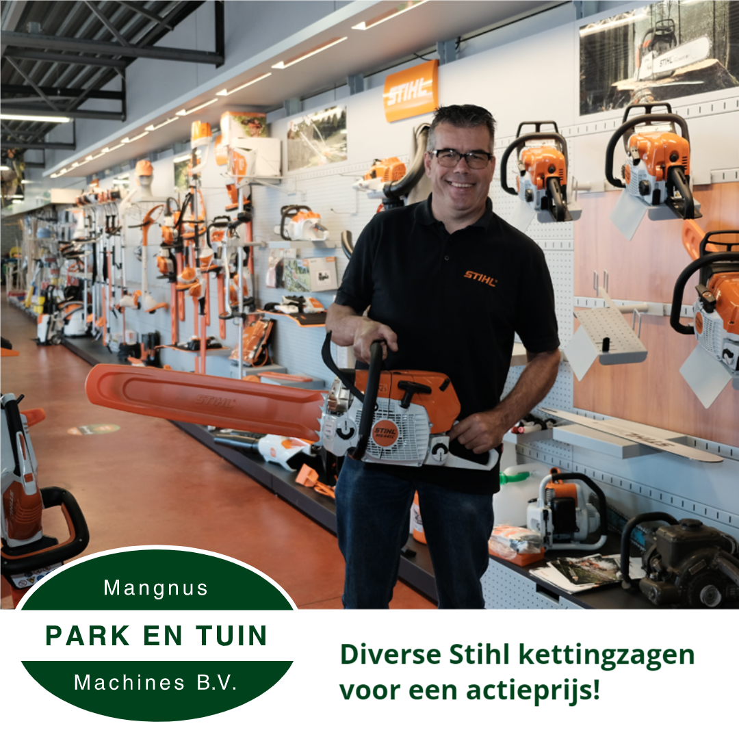 Korting op Stihl kettingzagen!