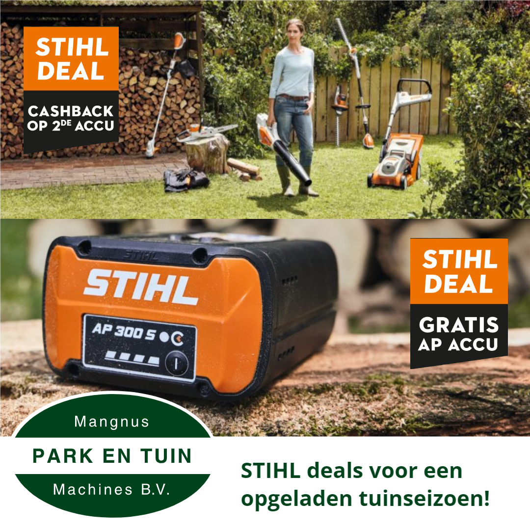 Opgeladen aan de slag met STIHL