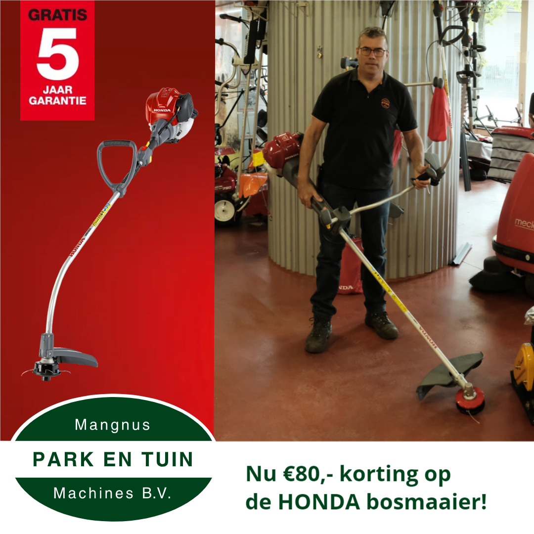 Met deze bosmaaier win je de strijd tegen het onkruid!