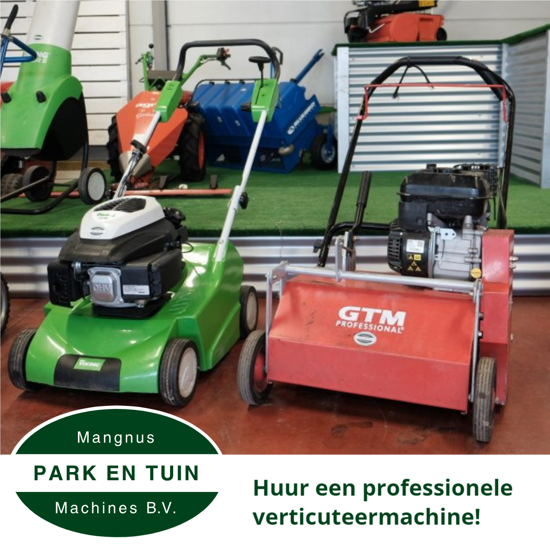 Huur onze verticuteermachine