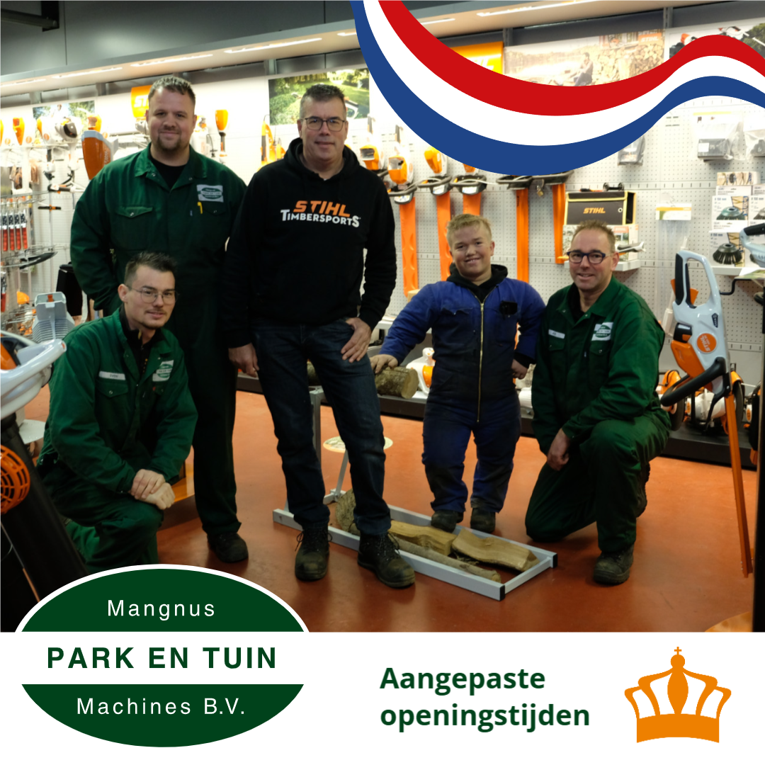 Aangepaste openingstijden met de feestdagen