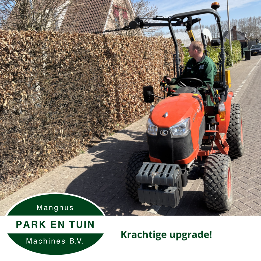Machinaal heggen knippen/snoeien