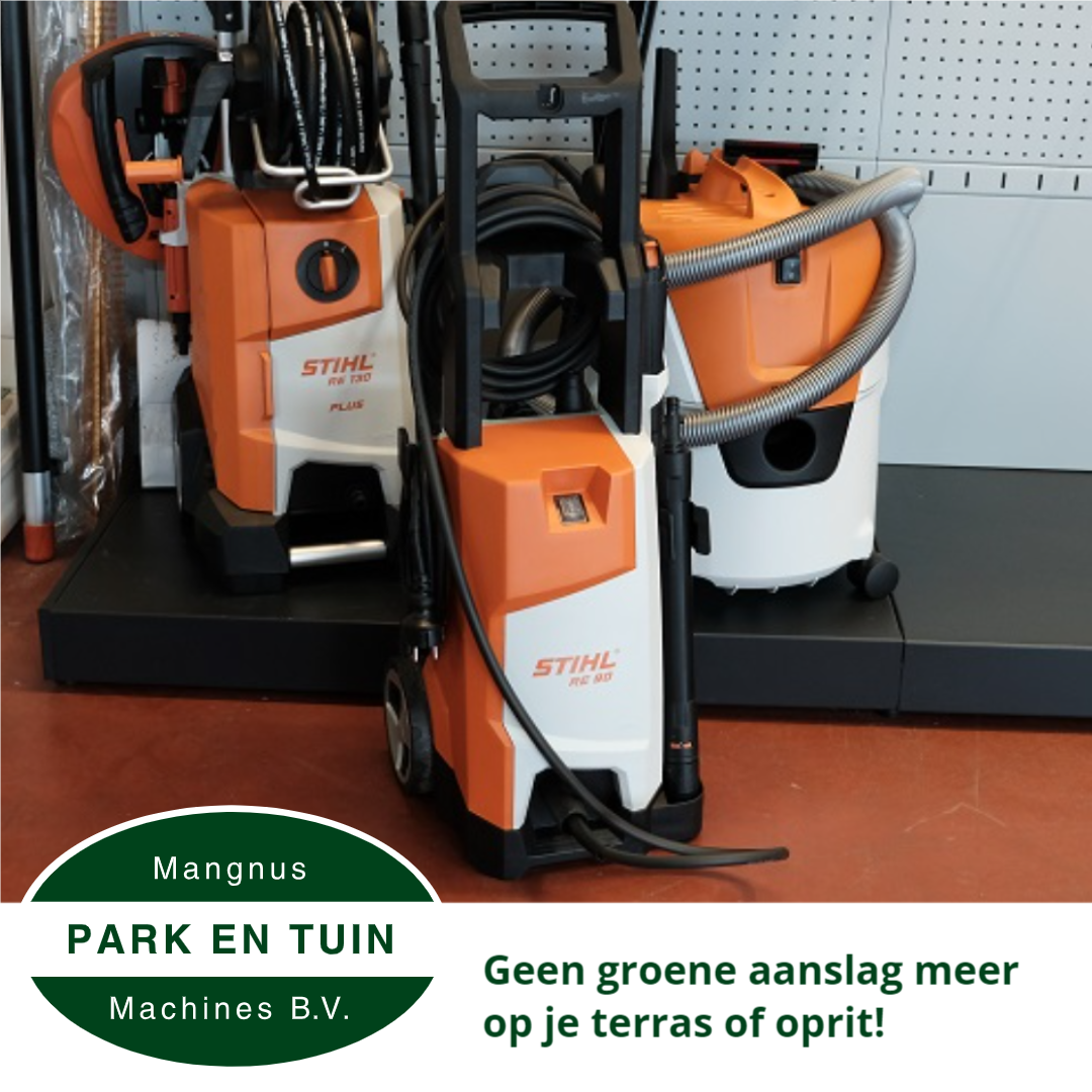 Terrastegels weer als nieuw met onze hogedrukreinigers!
